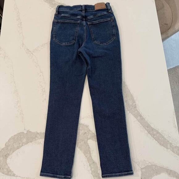 Madewell The Perfect Vintage Jean Womens 27 Dark Blue Wash Mom Denim Jean Casual - Picture 5 of 8